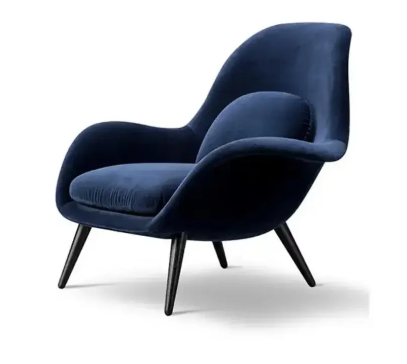 Fredericia Swoon Armchair And Footstool 06.webp
