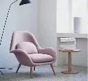 Fredericia Swoon Armchair And Footstool 05.webp