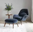 Fredericia Swoon Armchair And Footstool 08.webp