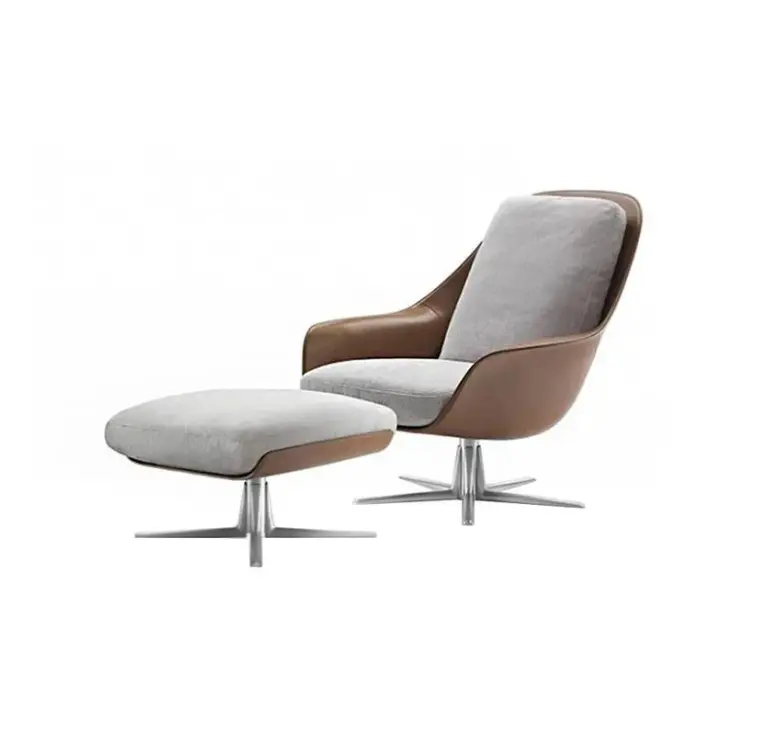 Herton Lounge Chair And Ottoman, Armchair 03.webp