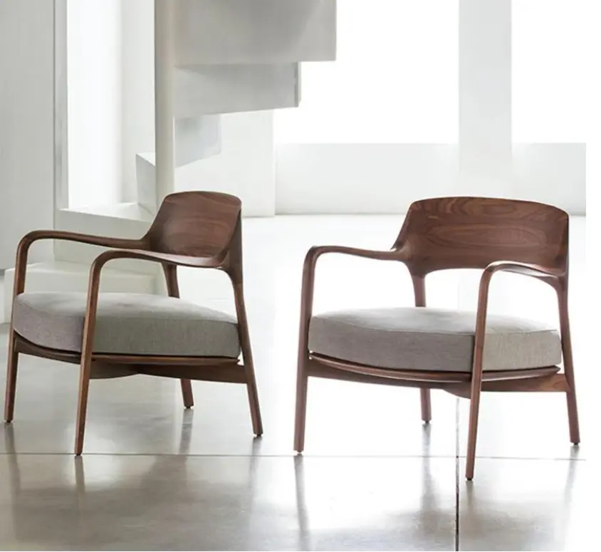 Hans Wegner Inspired Armchair, Dark Oak 03.webp