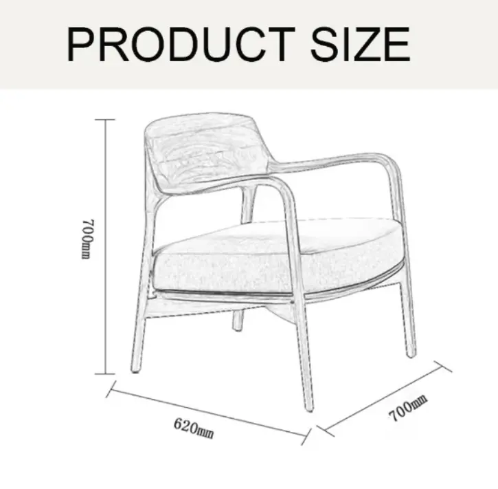 Hans Wegner Inspired Armchair, Dark Oak 06.webp