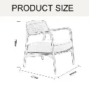 Hans Wegner Inspired Armchair, Dark Oak 06.webp