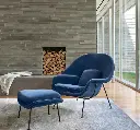 Womb Lounge Chair And Footstool, Armchair 02.webp