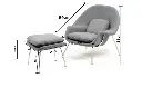 Womb Lounge Chair And Footstool, Armchair 04.webp