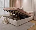 Mamie King Size Bed, More Sizes, Velvet With Storage, Gaslift 12.webp