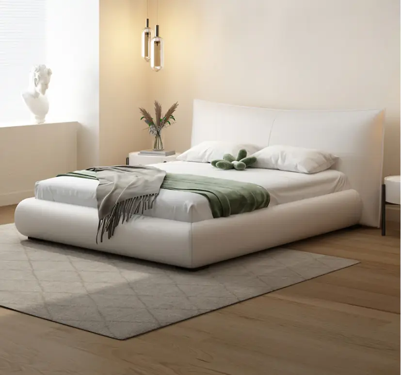 Kai King Size Bed With Storage, Super King Size With Storage, Real Leather 11.webp