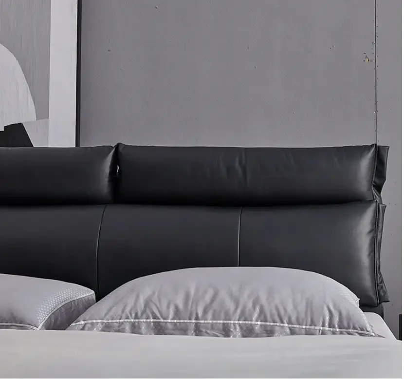 Luca King Size Superking Size Bed, Leather 04.webp