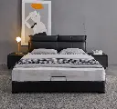 Luca King Size Superking Size Bed, Leather 02.webp