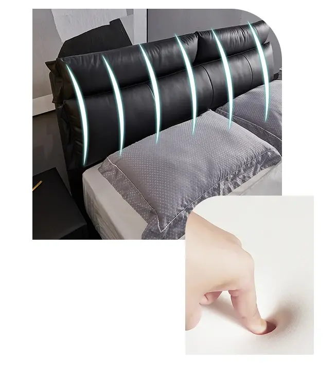Luca King Size Superking Size Bed, Leather 07.webp