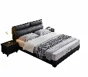 Luca King Size Superking Size Bed, Leather 05.webp