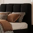 Lysander Double Bed, King Size Bed, Black 04.webp