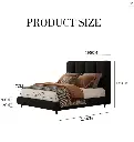 Lysander Double Bed, King Size Bed, Black 07.webp