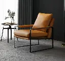 TR58 Armchair, Orange (PU Leather)