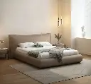 Kai King Size Bed With Storage, Super King Size With Storage, Real Leather