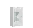 Ice White High Gloss Wide Display Unit