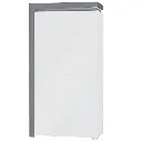 Athens Grey and White Gloss 2 Door Wardrobe with LED Lights