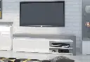 Athens Grey and White Gloss TV Unit