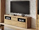 Camar Large Oak Effect 2 Drawer TV Cabinet
