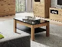 Camar Oak Effect and Black Gloss Coffee Table