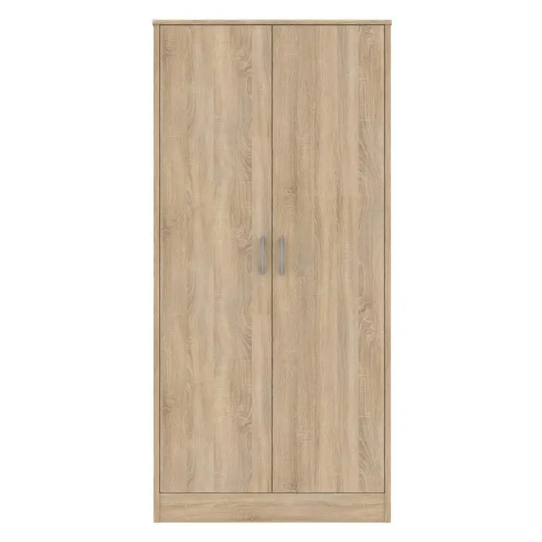 Bardalona 2 Door Wardrobe – Oak Effect