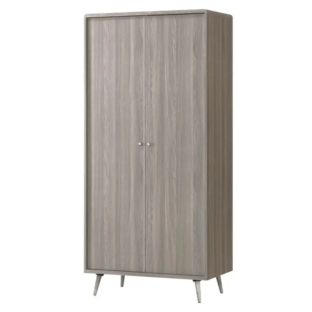 Belvoir 2 Door Wardrobe – Grey Oak Effect