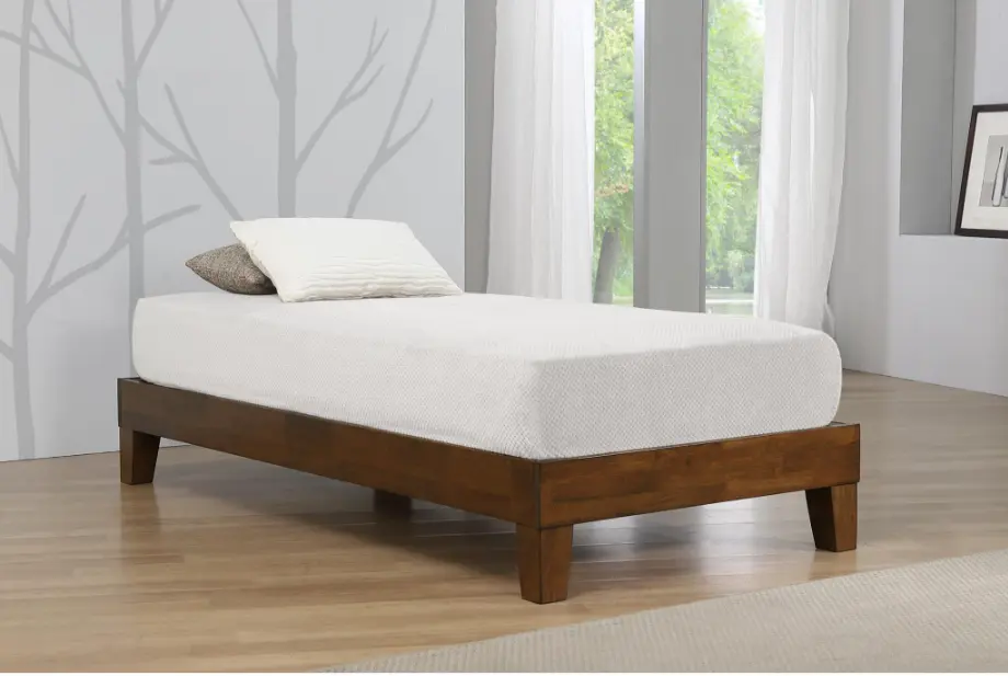 Charlie Platform Rustic Oak Bed