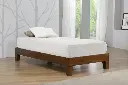 Charlie Platform Rustic Oak Bed