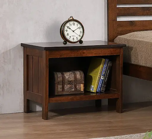 Astley Solid Hardwood Antique Bedside Oak
