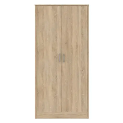 Bardalona 2 Door Wardrobe – Oak Effect
