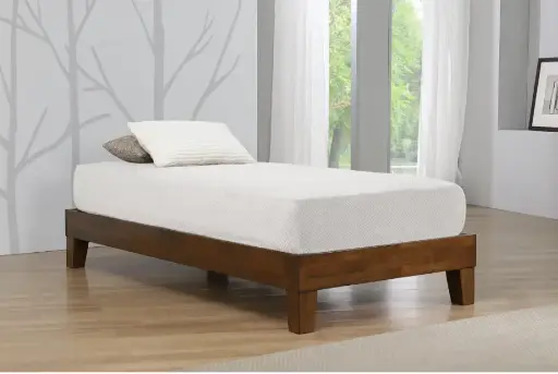 Charlie Platform Rustic Oak Bed