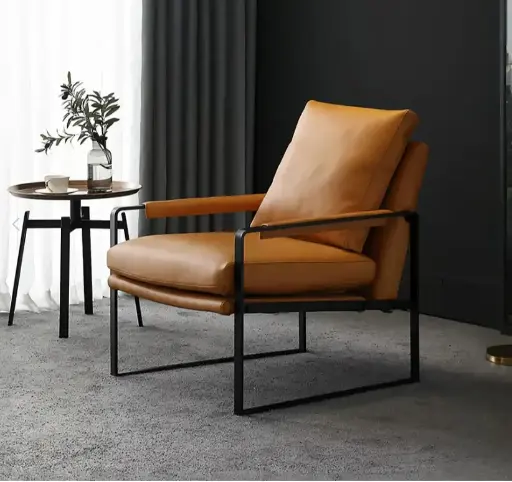 TR58 Armchair, Orange (PU Leather)