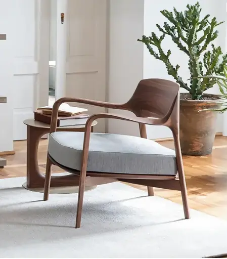 Hans Wegner Inspired Armchair, Dark Oak