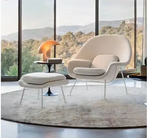 Womb Lounge Chair And Footstool, Armchair